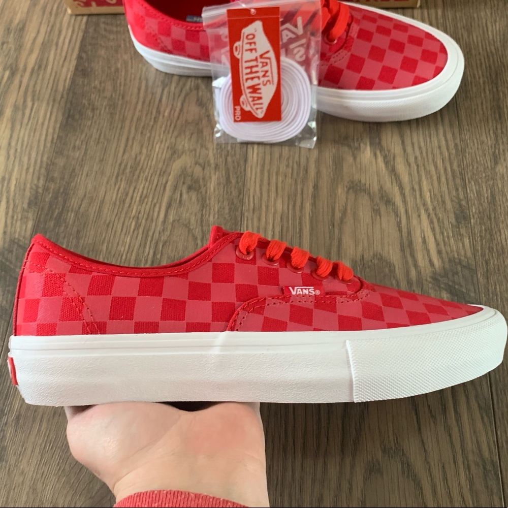 Vans authentic pro reflect red shoes sneakers - Picture 3 of 7